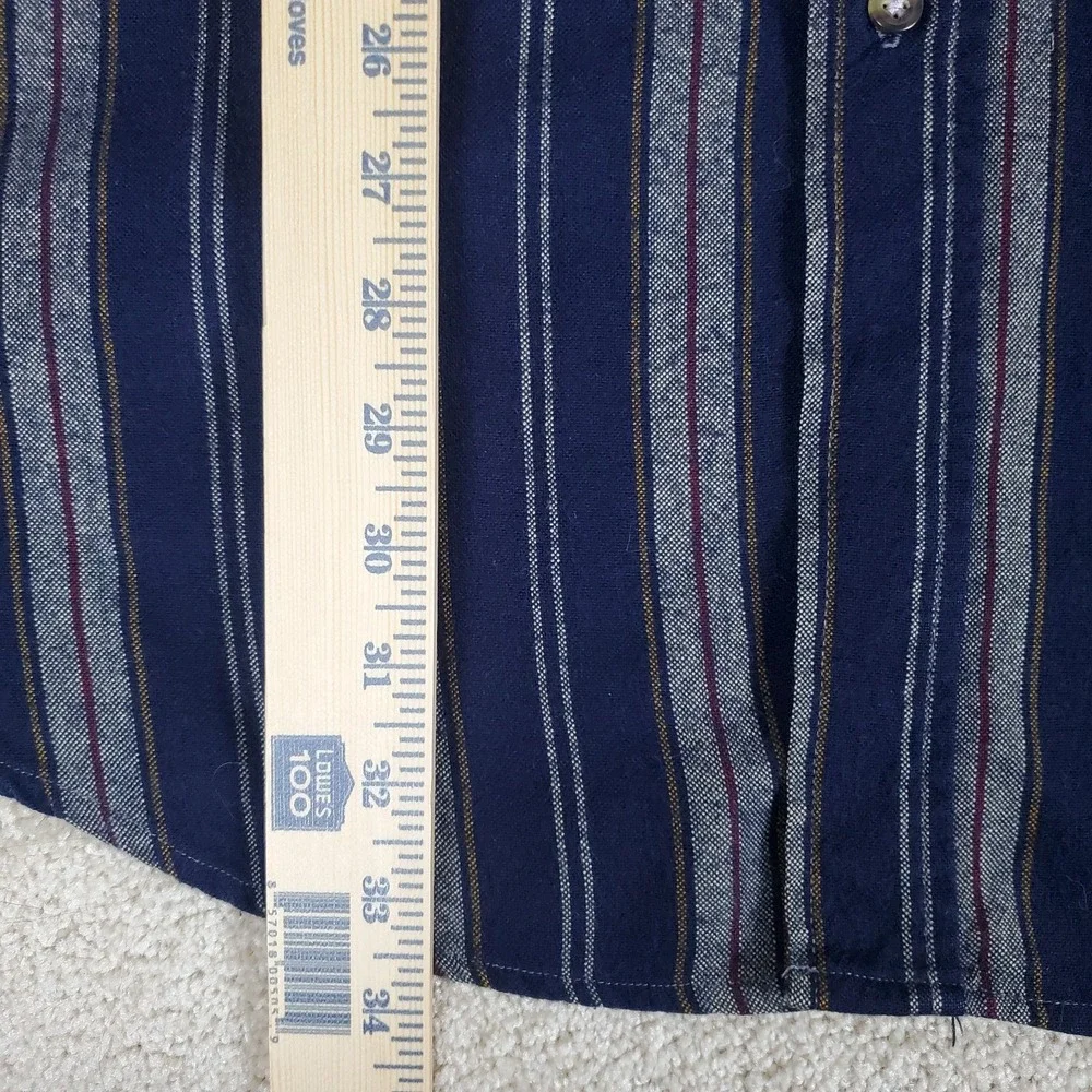 Vintage Northwest Territory Flannel Shirt Men's Size XLT Long Sleeve Striped‎